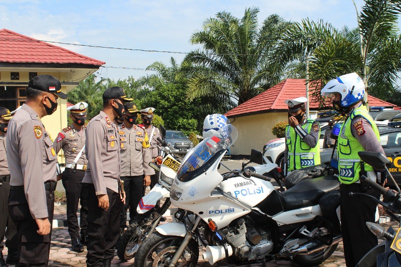 Amankan Pilkada, Kendaraan Dinas Polres Mukomuko Siap Semua