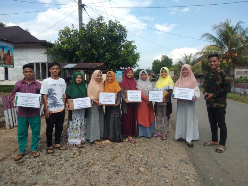 Gabungan Organisasi Selagan Raya Galang Dana Untuk Antoni