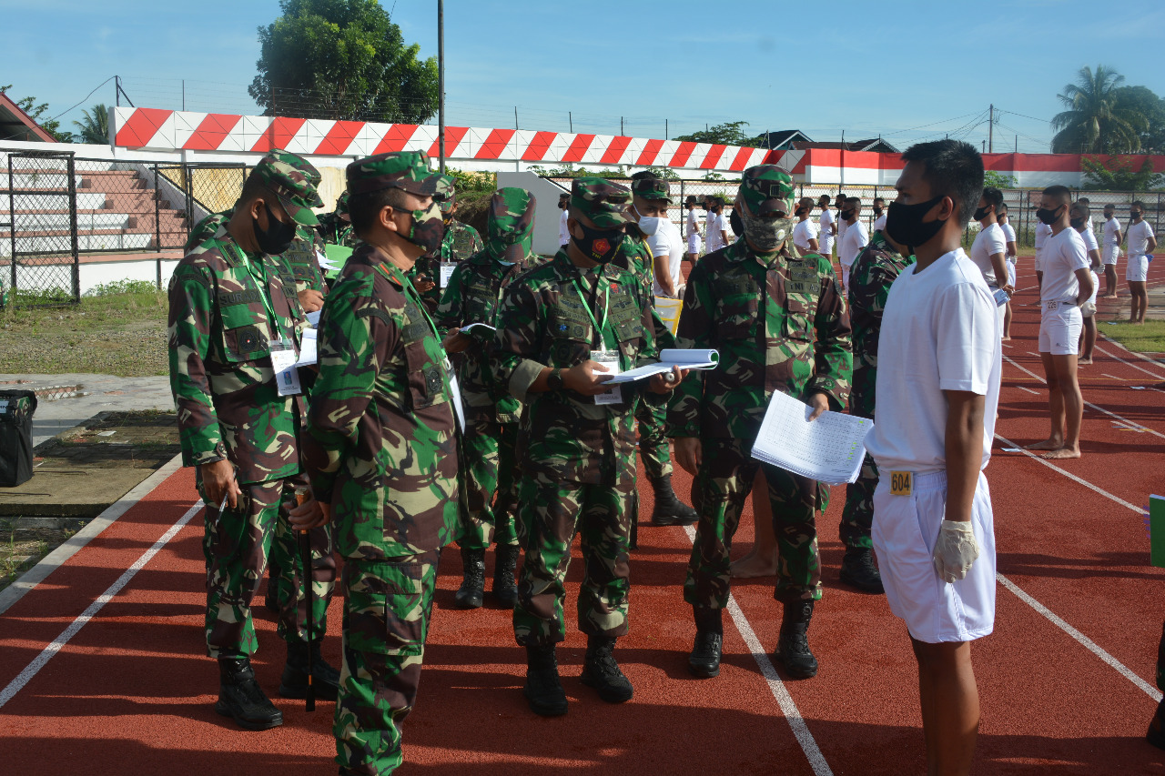 Danrem 041/Gamas Pastikan 345 Calon Bintara PK TNI AD Berkualitas