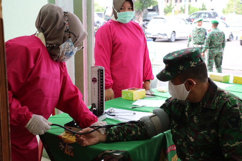 Penuhi Kebutuhan Bengkulu, Korem 041/Gamas Donor Darah