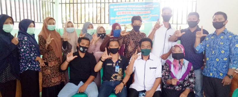 Desa Sungai Pura Gelar FGD Stunting