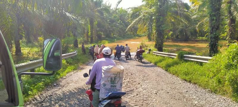 Lagi, Jalan Pasar Seluma – Rawa Indah Terendam Banjir