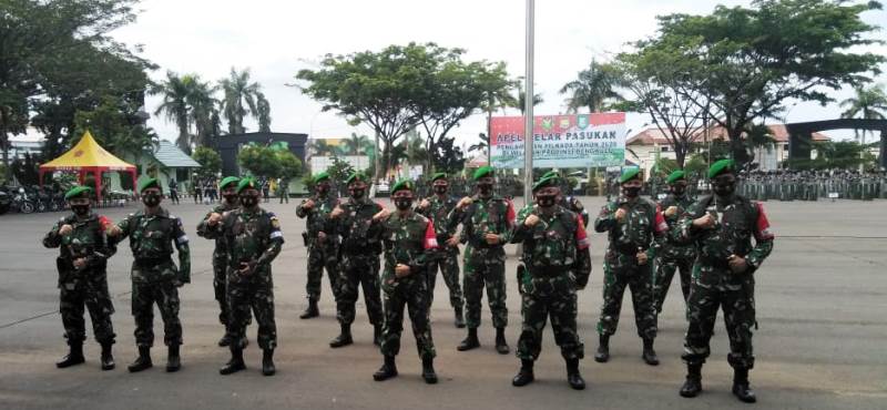 Amankan Pilkada, Korem 041/Gamas Siapkan 816 Personel