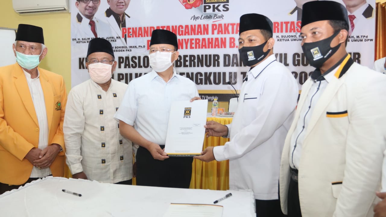 Bertambah Lagi, Rohidin-Rosjonsyah Kantongi 6 B1 KWK Parpol