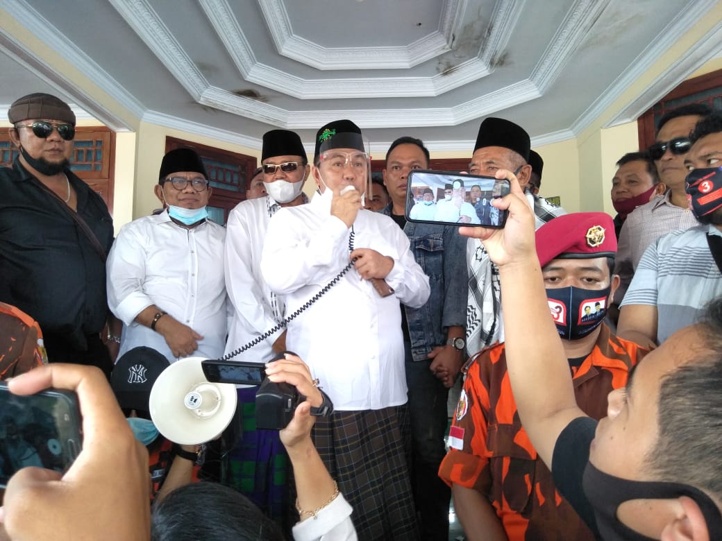 Tiba di Bengkulu, Agusrin Disambut Ribuan Pendukungnya