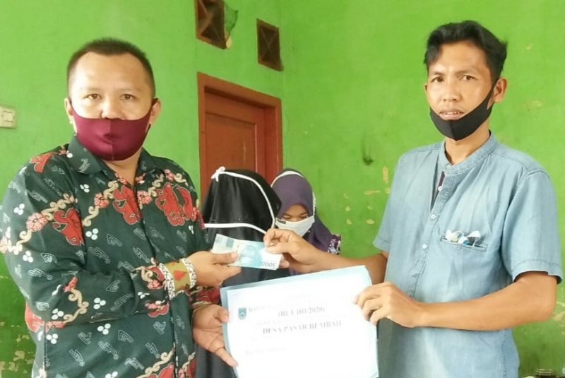 95 KK Warga Pasar Bembah Terima BLT DD Pamungkas