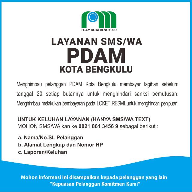 PDAM Kota Bengkulu Bagikan Give Away Buat Pelanggan