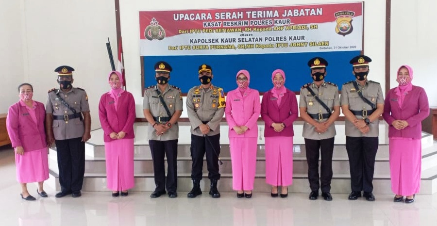 Polres Kaur Laksanakan Sertijab Dua Perwira