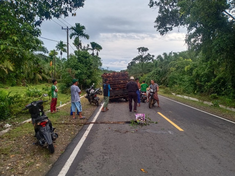 Tabrak Mobil TBS, Warga Dusun Pulau Meninggal