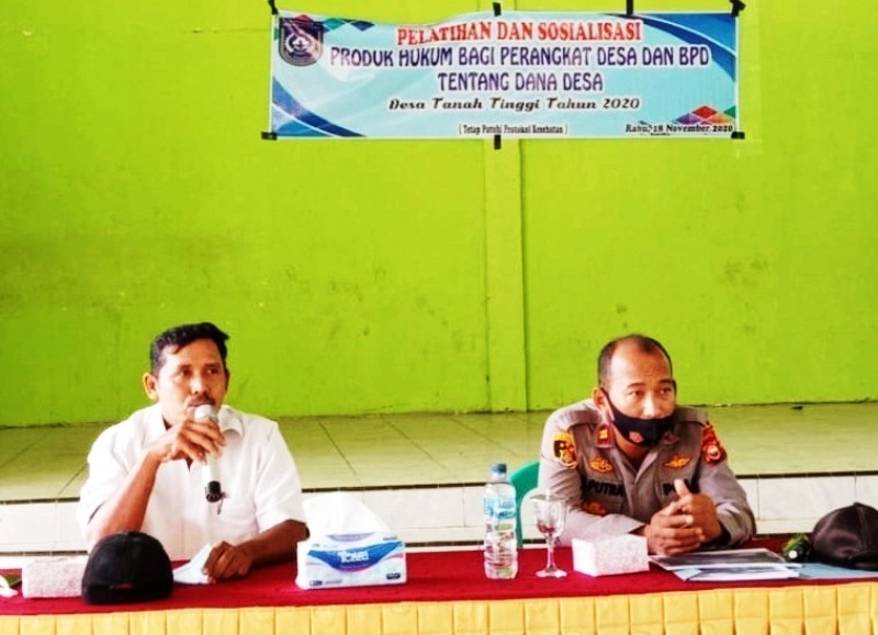 Pemdes Tanah Tinggi Gelar Pelatihan dan Sosialisasi Produk Hukum Perangkat dan BPD