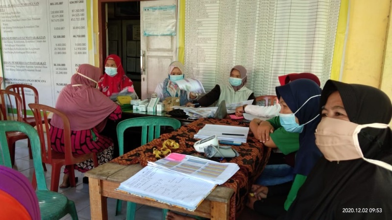 Desa Tanjung Besar Periksa Kesehatan Lansia