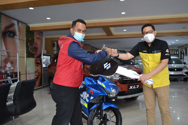 Cuma Test Drive, Warga Bengkulu Dapat Motor Suzuki GSX 150