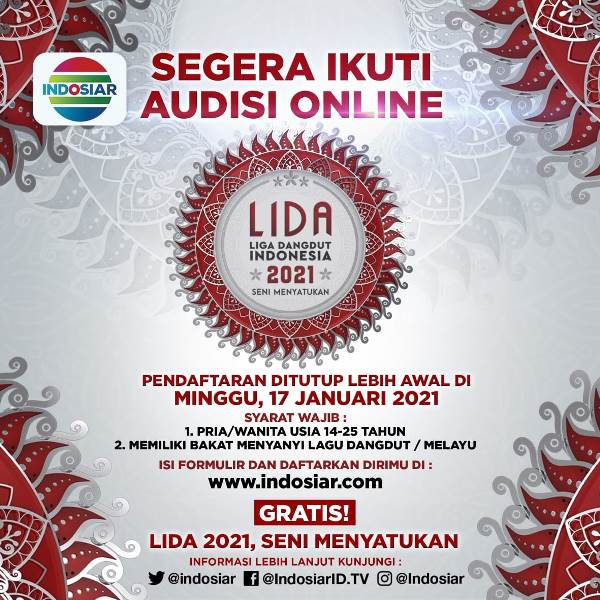 Audisi LIDA 2021 Dimulai, Bengkulu Ayo Ikuti