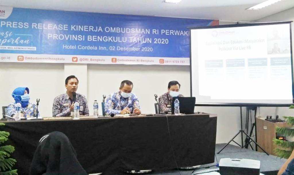 Ombudsman Bengkulu Layani Ratusan Laporan