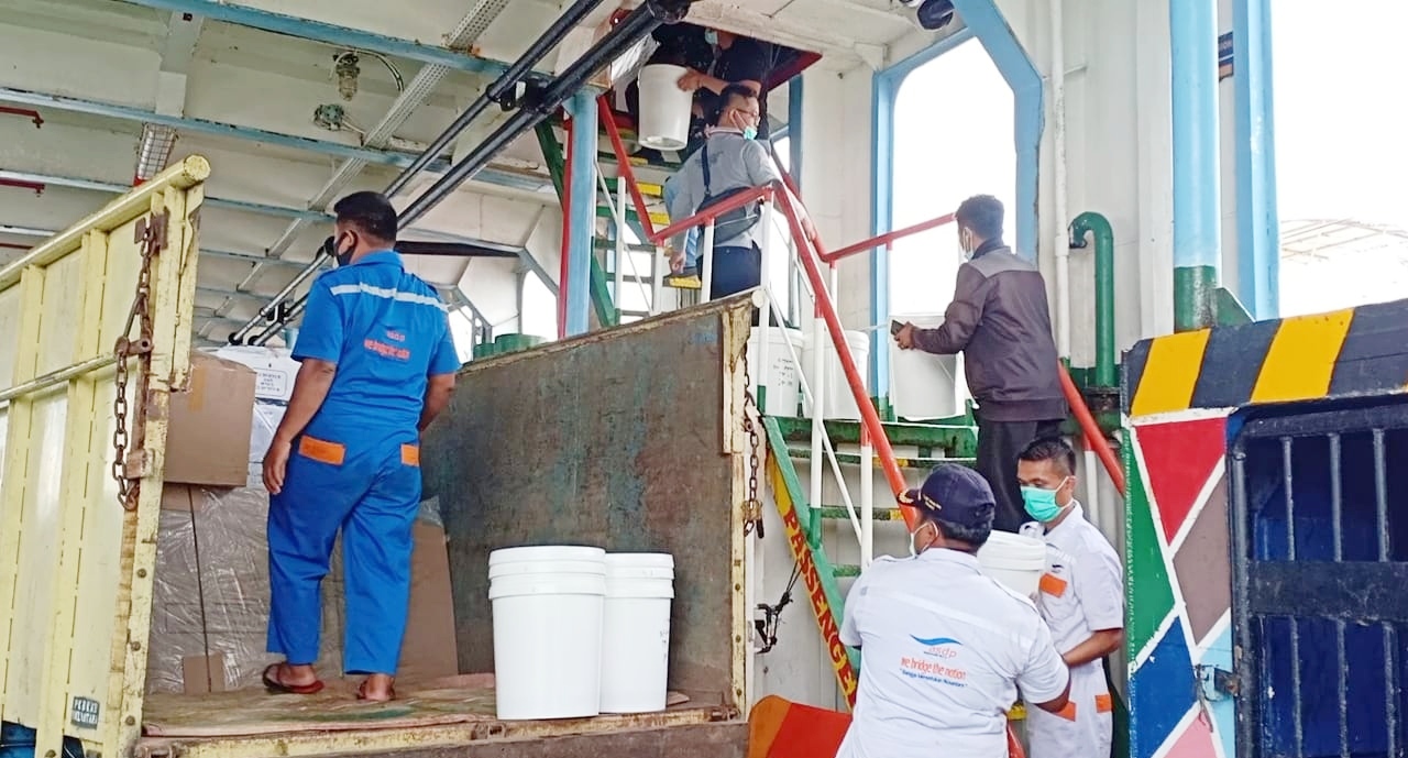 Senin Pagi, Logistik Pemilu Telah Sampai di Pulau Enggano