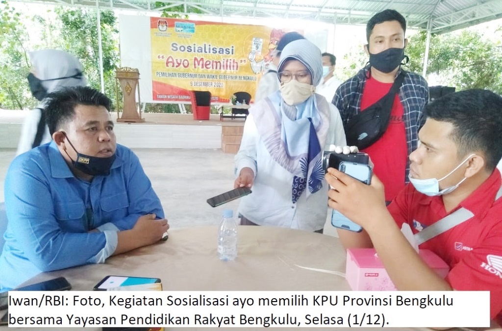 Sosialisasi KPU Bersama YPRB Ajak Pemilih Cerdas Gunakan Hak Pilihnya