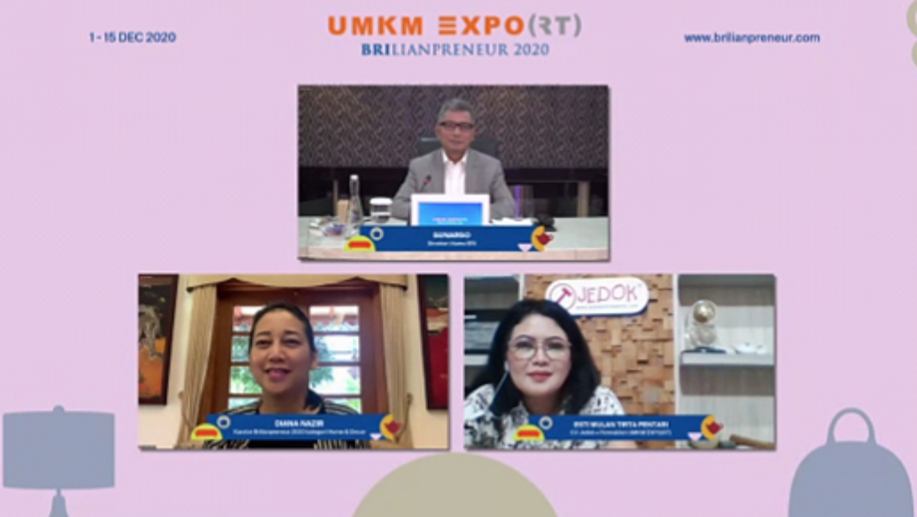 UMKM Export  Brilian Preneur 2020 Untuk Naikkan Daya Saing UMKM