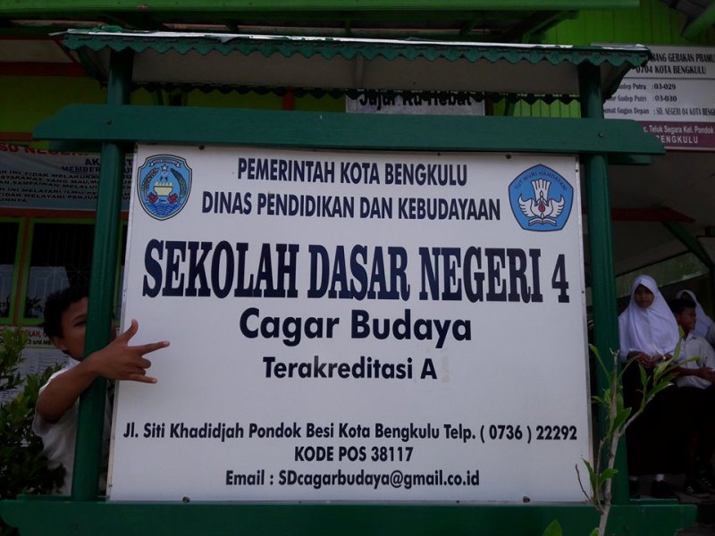 Bangunan SDN 4 Kota Ditetapkan Sebagai Status Cagar Budaya