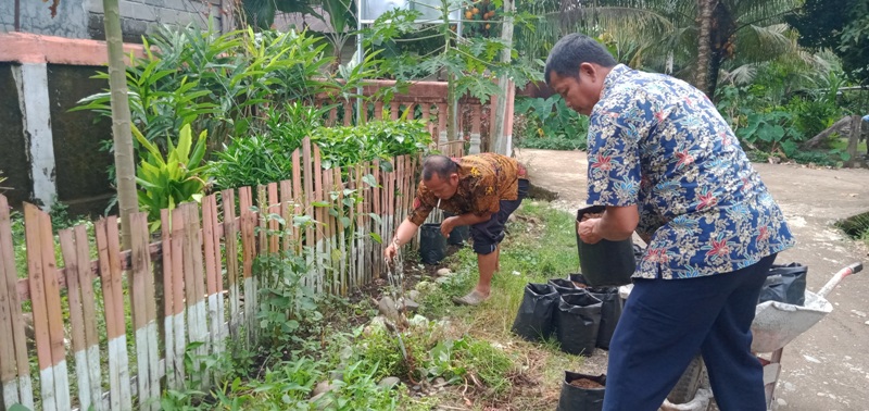 Pemdes Sungai Jerinjing Isi Pekarangan dengan Timun