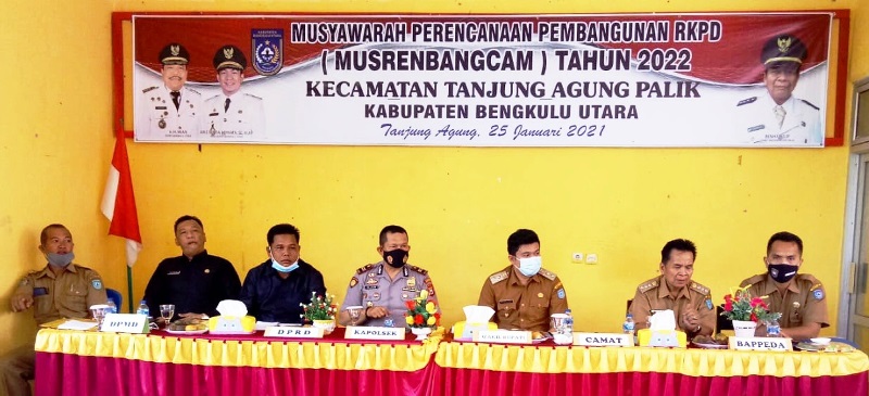 Wabup Arie dan Dua Anggota DPRD Hadiri Musrenbangcam TAP