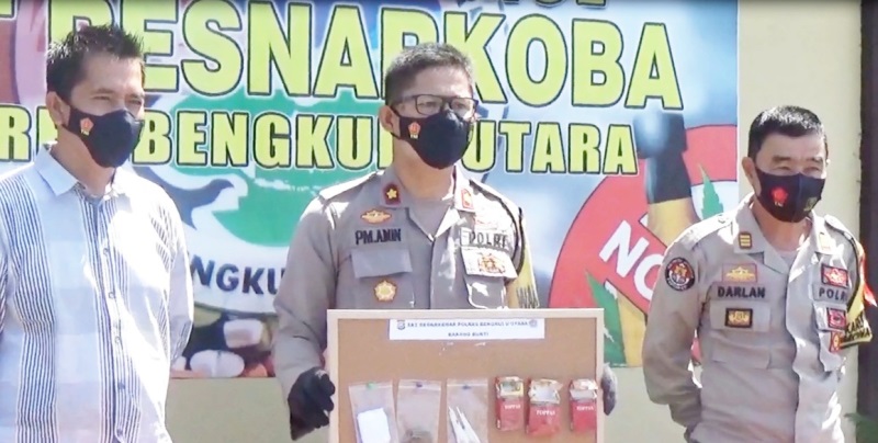 Satnarkoba Polres BU Tangkap Terduga Pengguna Narkoba