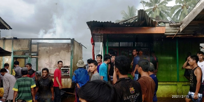 Dua Unit Rumah di Lubuk Durian Kebakaran