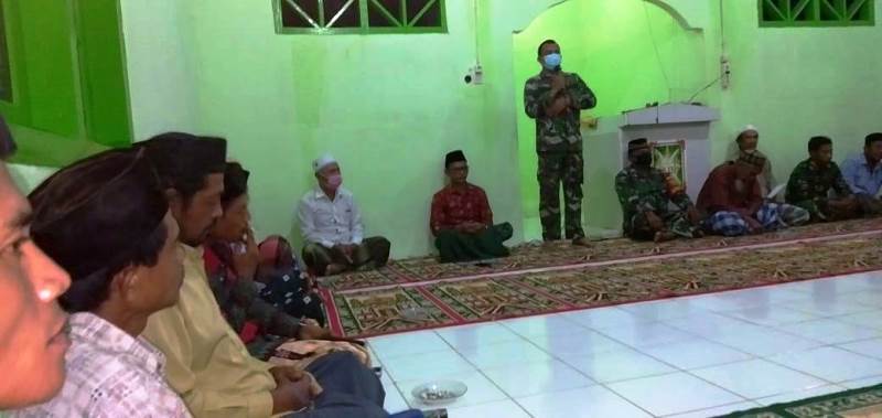 Bangunan Masjid Tuntas, Satgas dan Warga Syukuran