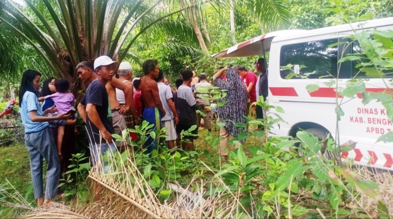 Warga Pasar Tebat Ditemukan MD di Kebun