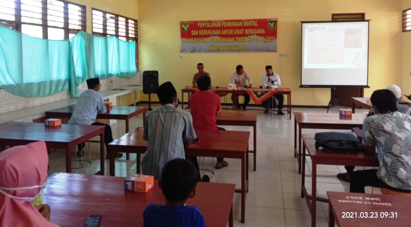 Satgas TMMD Sosialisasi dan Penyuluhan Mental