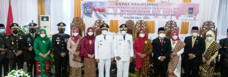 Sidang Paripurna DPRD BU, Bupati Mian Siap Membangun Berbasis Kawasan