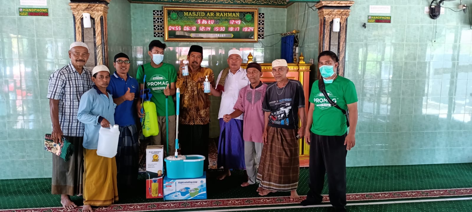 Promag Bengkulu Adakan Gerakan Aksi Bersih Masjid