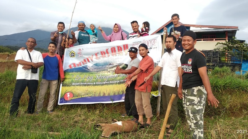 Temu Kangen Alumni Peternakan UNIB Ke 22, Potong Kambing