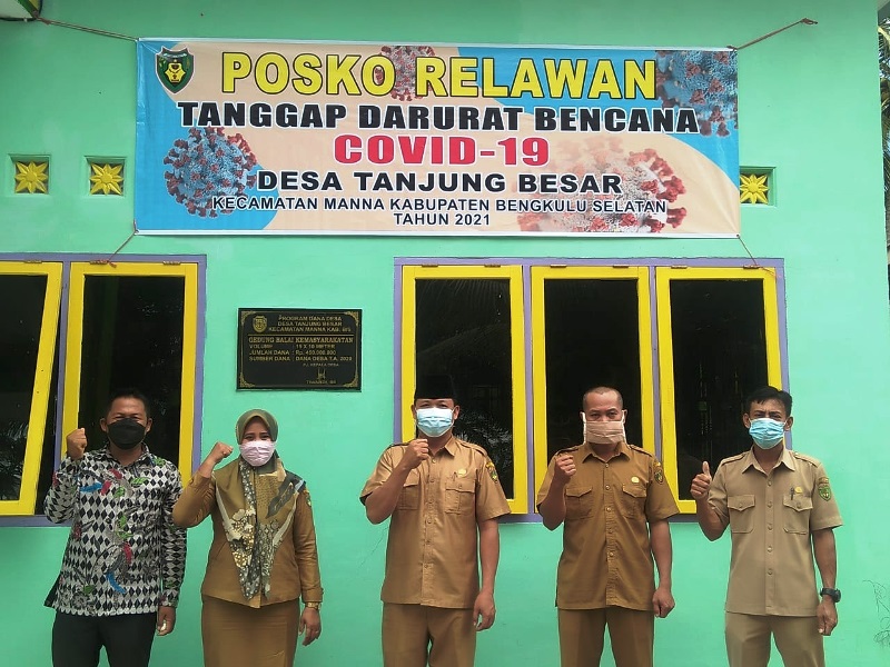Desa Tanjung Besar Buat Posko Covid-19