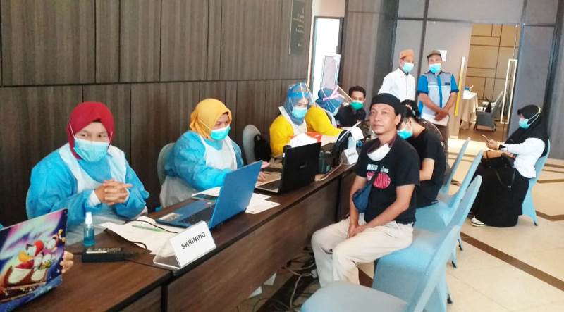 Dukung Program Pemerintah, Pekerja Media Divaksin