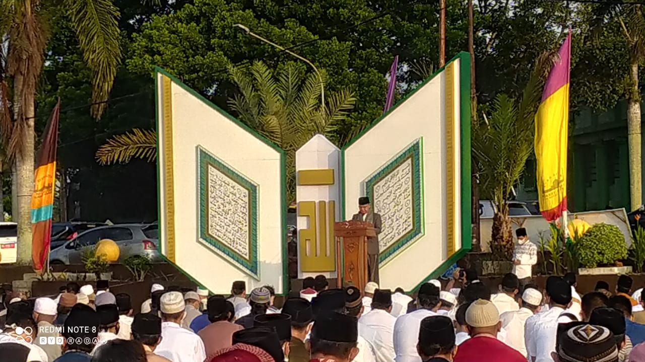 Ini Dia Pesan Gubernur Bengkulu  pada  Salat Idul Fitri