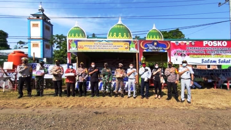 Hari Libur, Bupati Bersama Forkopimda Cek Posko