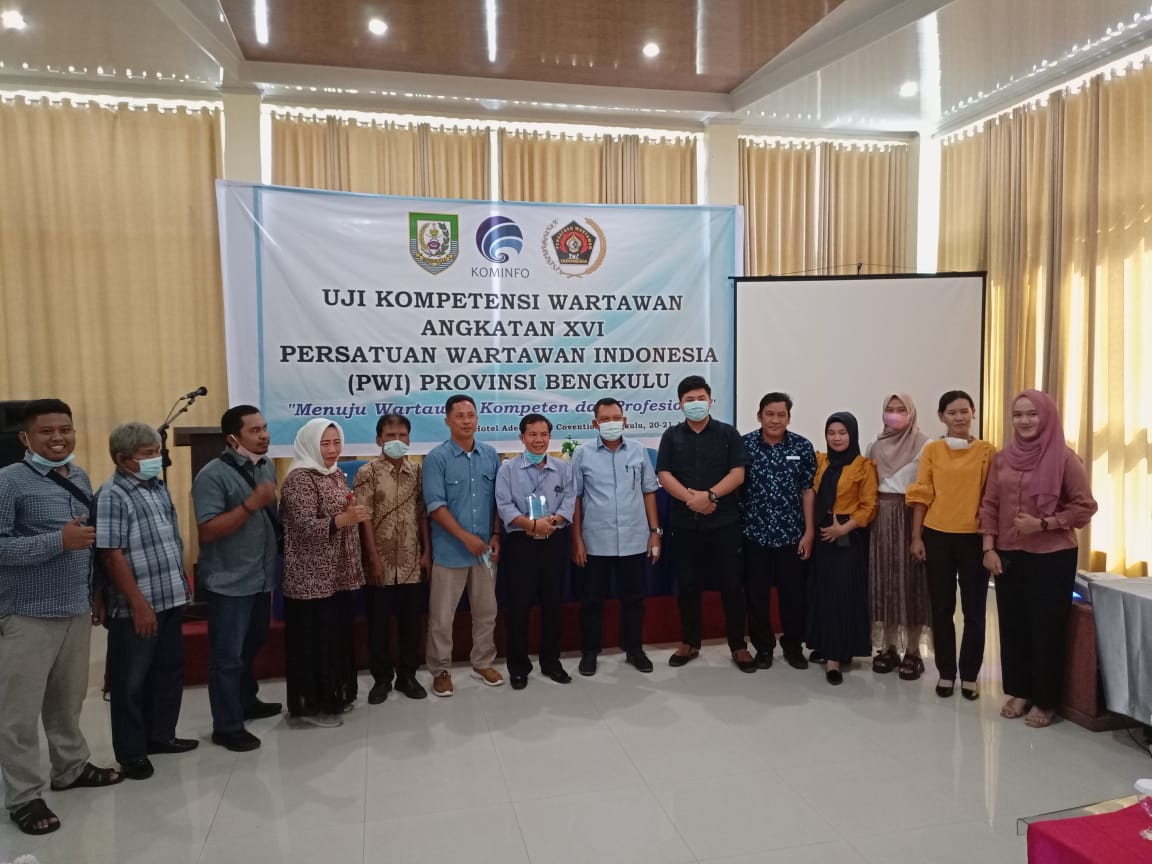 UKW PWI Bengkulu Ditutup, 9 Wartawan Kompeten