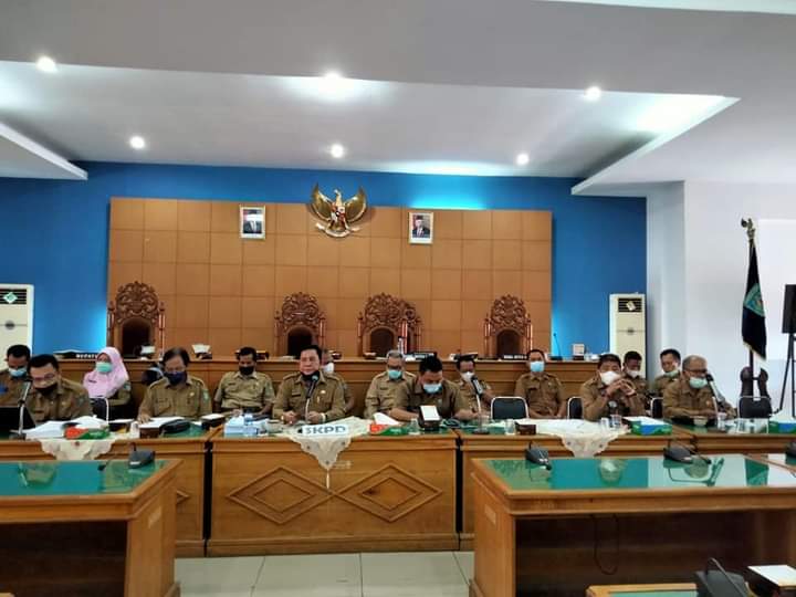 Pemda dan DPRD BU Hearing Bahas Raperda RPJMD