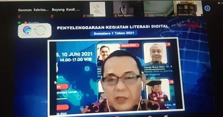 Antusias, Peserta Ikuti Webinar Literasi Digital