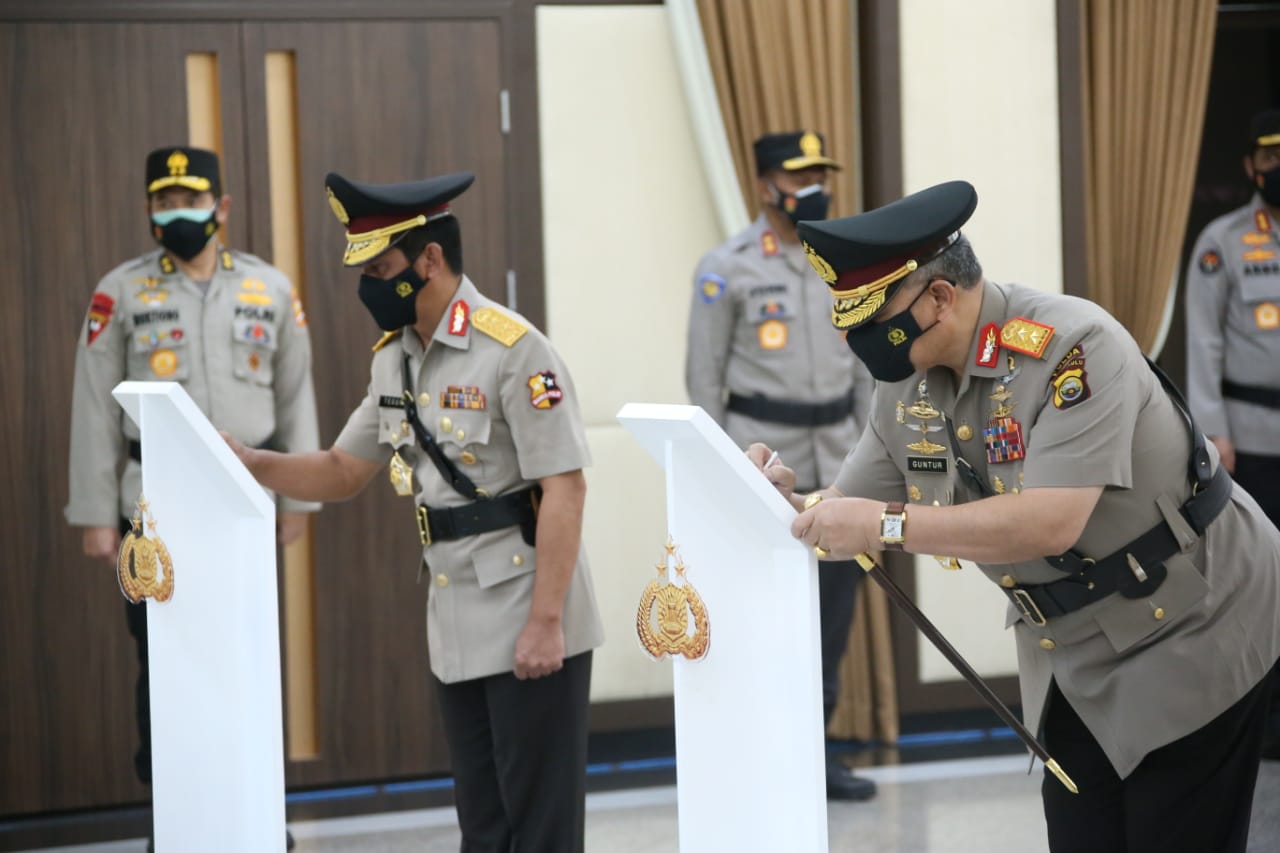 Irjen Pol Guntur Setyanto Resmi Jabat Kapolda Bengkulu