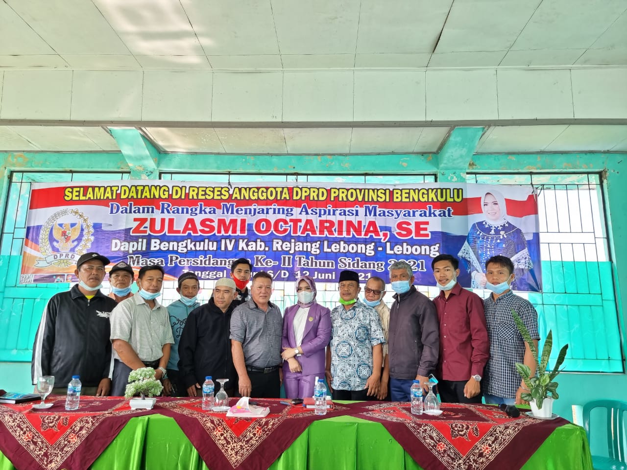 Politisi Cantik NasDem Bengkulu, Zulasmi Octarina  Jaring Aspirasi