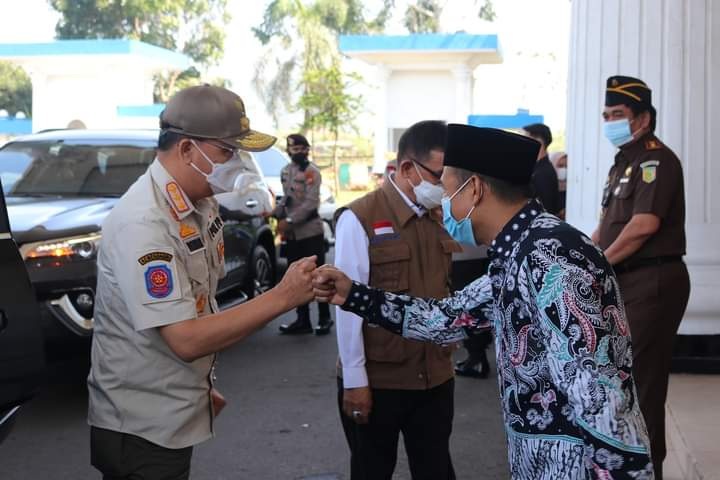 Gubernur Rohidin Monev PPKM di Kepahiang