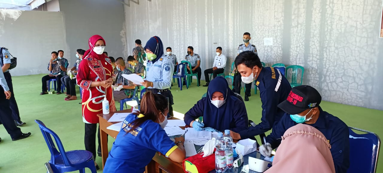 Capaian Vaksinasi Warga Binaan di Bengkulu Masih Rendah