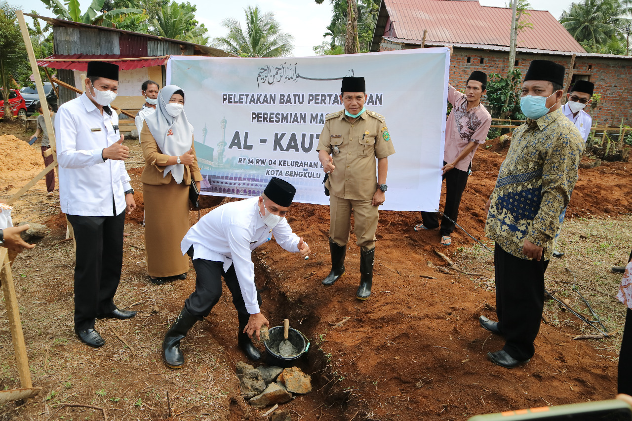 Warga Bumi Ayu Wakafkan Lahan Untuk Bangun Mesjid Al-Kautsar