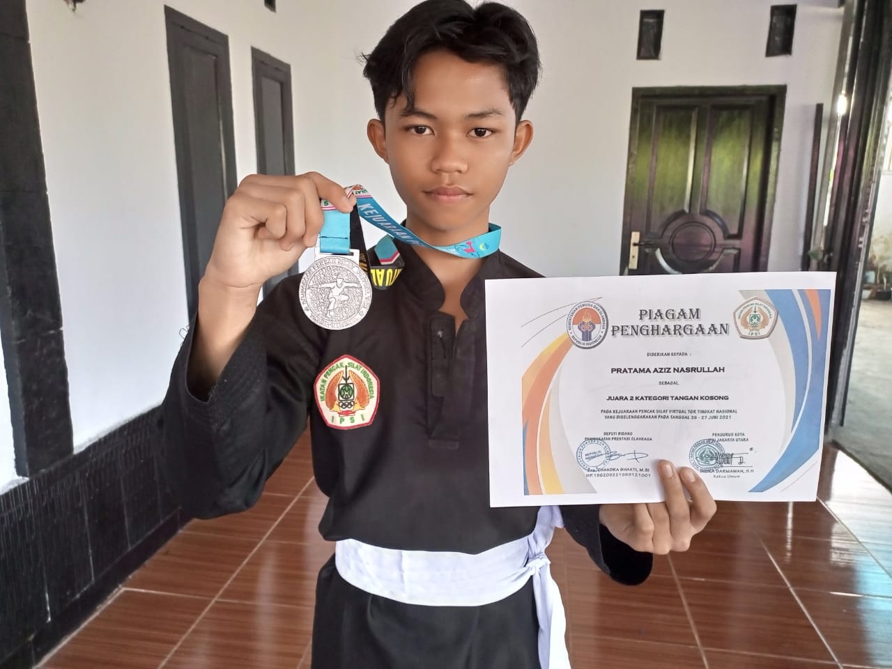 Siswa MTsN 1 Kota Raih Juara Pencak Silat Tingkat Nasional