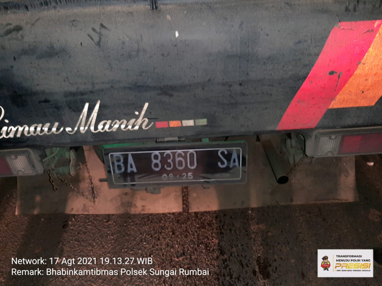 Warganet Buru Mobil Berplat BA 8360 SA