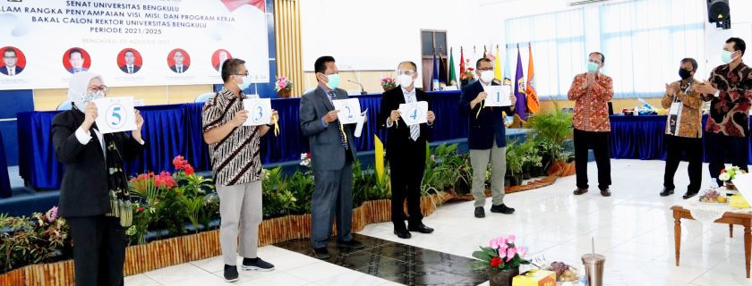 Tiga Calon Rektor Bersaing untuk Lebih Memajukan Unib