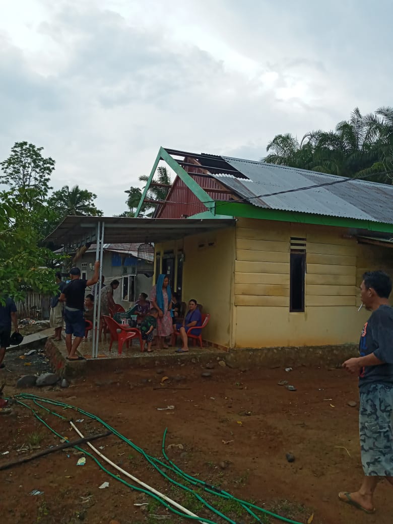 Ada 31 Rumah Warga BU Rusak Disapu Angin Puting Beliung