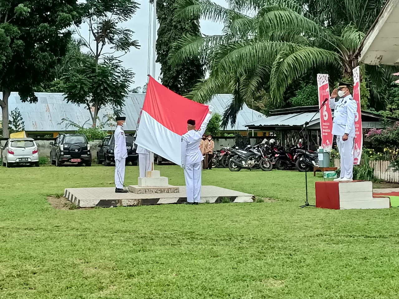 Kecamatan Selagan Raya Gelar Upacara Bendera HUT RI ke-76