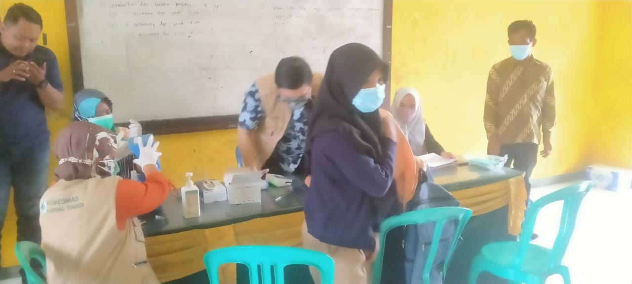 Siswa SMP di Benteng Sudah Mulai Divaksin